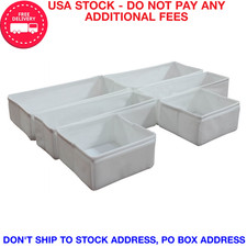 6 Pack Fabric Drawer Organizer Bins Closet Dresser Storage Dividers 3 Size