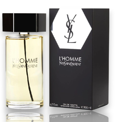 YSL L'Homme by Yves Saint Laurent Eau de Toilette 6.7 oz 200 ml