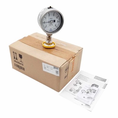 WIKA 232.50.100 14431010 -1...6bar Manometer + Druckmittler unten -unused/OVP-