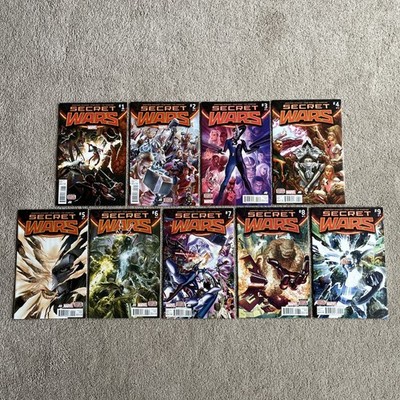 2015 Secret Wars #1-9 Marvel Comics High Grade Complete Set Dr. Doom