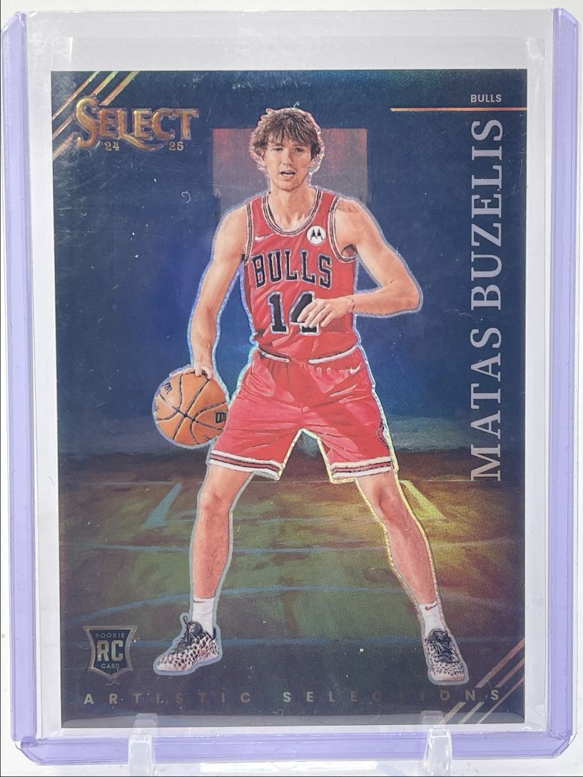 MATAS BUZELIS 2024-25 SELECT ARTISTIC SELECTIONS ROOKIE PRIZM SSP RC Q3893