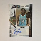 Topps 2025-26 Sion James Rookie Autograph Insert #NA-SJ Hornets New Applicants