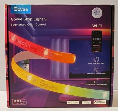 RGBIC Pro 24.6 Ft. Smart Color Changing LED White Tape Wi-Fi Enabled Strip Light