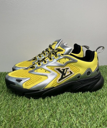 s-l500 Size 8 LV (9 9.5 US) Louis Vuitton LV Runner Tactic ' Yellow '   EXCELLENT!