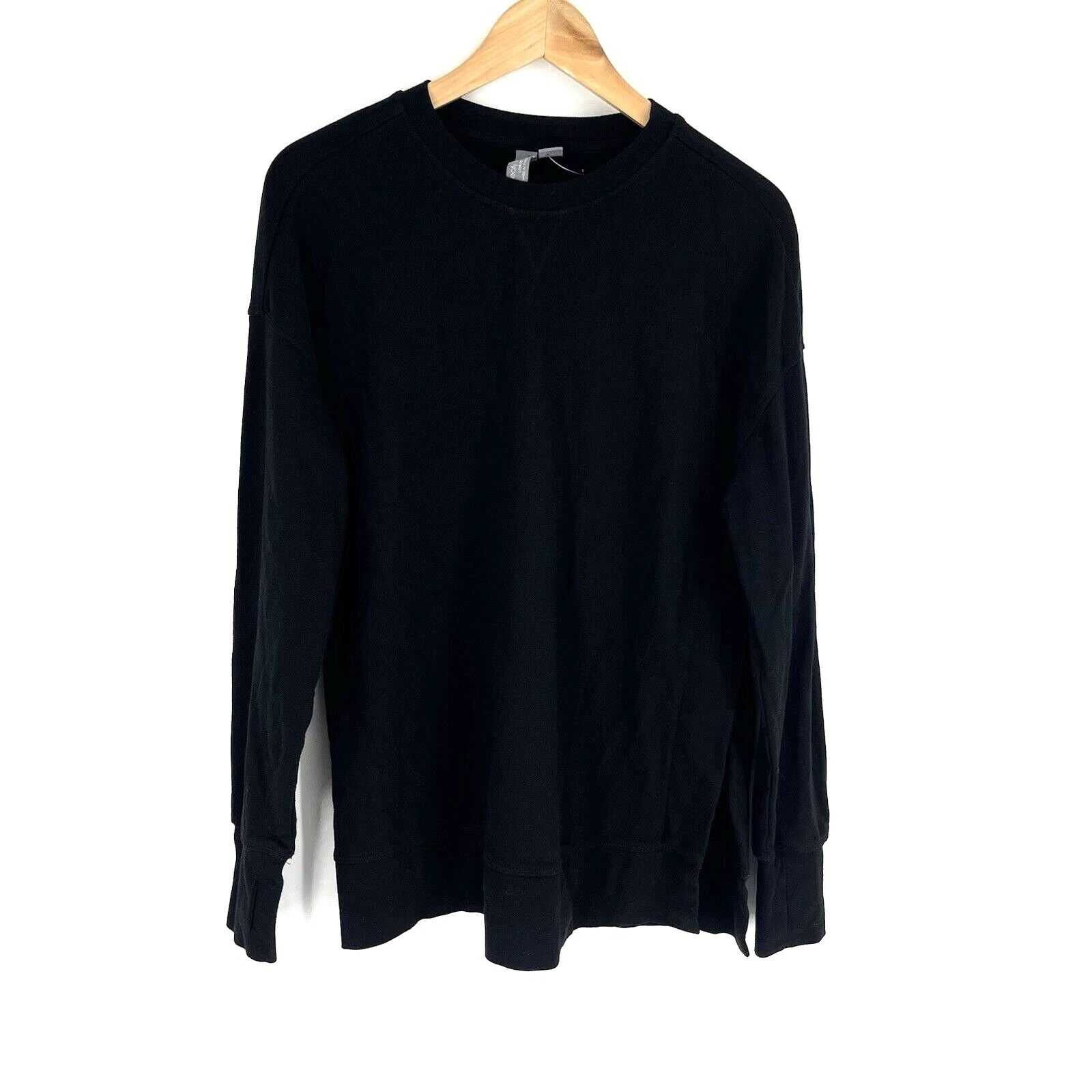 sweaty-betty after class split side oversized yoga sweatshirt