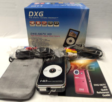 DXG-567V HD / Black High Definition Video Camera 5 MP 2GB Memory Card EUC Works