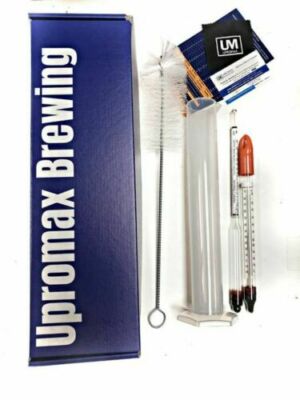 Hydrometer Alcohol Meter Tralle Test Kit 0-200 Proof Traceable Alcoholometer  