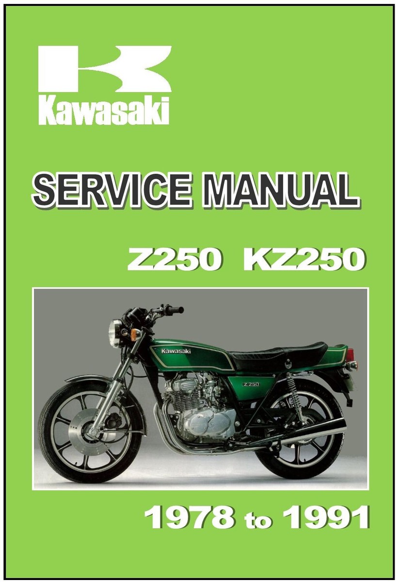 KAWASAKI Workshop Manual Z250 Z250B Z250C ER250 1979 1980 1981