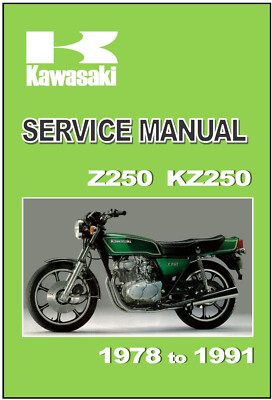KAWASAKI Workshop Manual Z250 Z250B Z250C ER250 1979 1980 1981