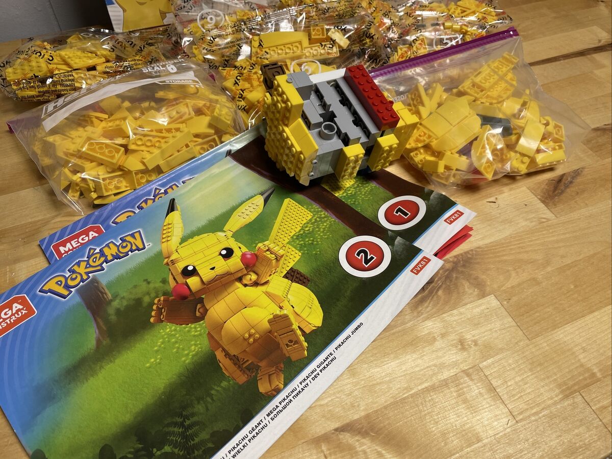 Mega Construx Pokemon Jumbo Pikachu Building Set  - Best Buy