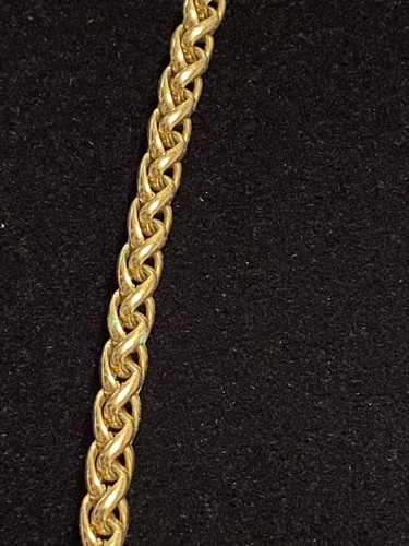 Nolan Miller Signed Gold Tone Rope Chain Necklace - Picture 13 of 24