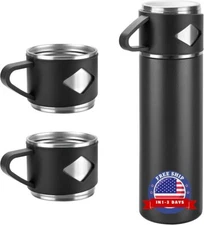 Termo de vacío para bebidas calientes con asa, taza de café, taza de viaje NUEVO