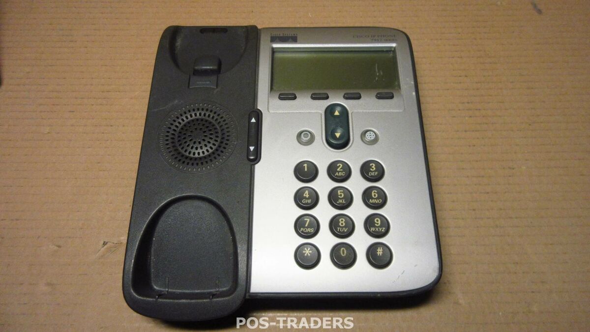 Cisco 7912G CP-7912G-A Unified IP VOIP Single Line Phone Cisco 7912G CP-7912G-A Unified IP VOIP Single Line Phone