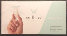 SEALED Willow Hands Free Breast Pump Flextubes: 2-Pack  Spare Use / Replacement