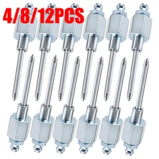 4-12PCS Grease Needles Grease Needle Nozzle With 1/8 Inch NPT Threads With-Tips