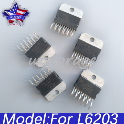 5PCS NEW DMOS FULL BRIDGE DRIVER For L6203 ST ZIP-11