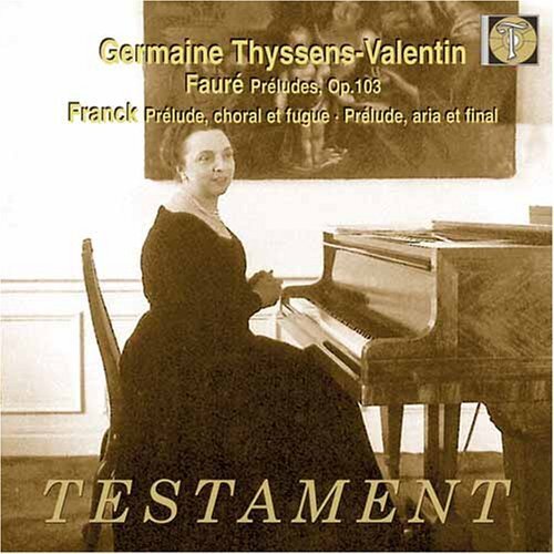THYSSENS-VALENTIN,GERMAINE Preludes, Op. 103/prelude (Thyssens-valentin) (CD)