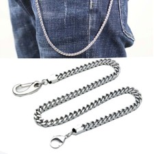 Waist Chain Long Metal Keyring Keychain Pants Chain Hipster Jeans Wallet Thick