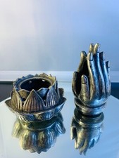 香爐 Incense Burner of 大明 Ming Dynasty-Hand on Lotus Petals 莲花