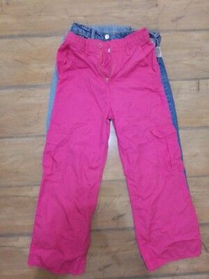    Jeanshosen Paket, H&M, Cargo, Wide Leg, Pink,Grün, Blau, 4x Mädchen 146