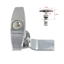 T-Handle Lock Door Cover Latch With Keys For Truck RV Shell Camper Motorhomes