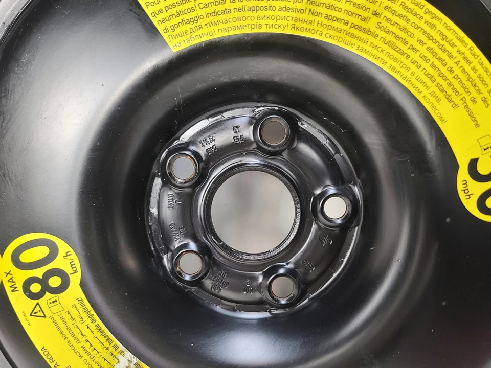 Spare Tire 18" Fits 2000-2015 Audi TT Compact Donut - Image 3 of 4