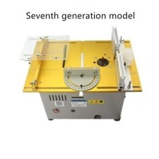 Mini Seghetto da Tavolo Multifunzione Banco Lavorazione Legno Tornio Lucidatrice Elettrica Smerigliatrice