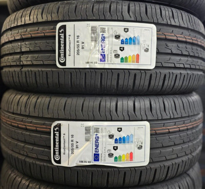 CONTINENTAL Eco Contact 6 205/55 R16 91V TL, Letní Pneu, Osobní A SUV