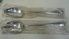 Gerity Georgian Silverplate Salad/Serving SET -  SPOON & FORK Set, 13", G48 — photo 1