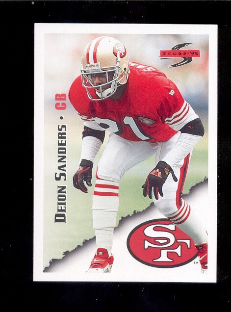 1995 Score DEION SANDERS San Francisco 49ers Card | eBay