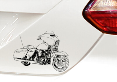 Auto Motorrad Aufkleber Sticker ähnlich Touring-Street-Glide 