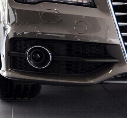 1Pair Front Bumper Fog Light Grille Cover Bezel For Audi A7 S-Line S7 2012-2015 - Picture 7 of 7