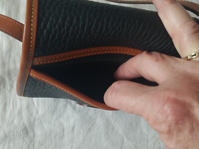 Vintage Dooney Bourke Leather Mini Belt Crossbody Strap AWL  display picture 1