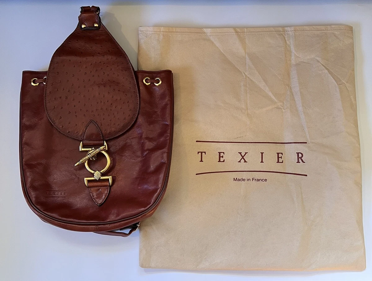 Vintage Texier Doctor Bag Style Purse Made in France Medium 