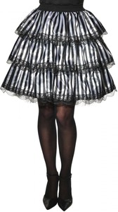 ruffle steampunk pirate striped skirt costume halloween womens adult
