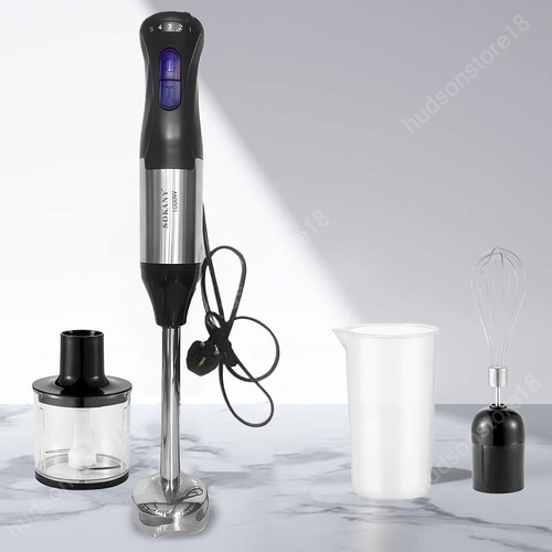 1000W powerful handheld electric food Blender 4 in 1 Mixer Stick Safety Lock AU - Picture 11 of 12