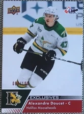 2022-23 UD CHL Exclusives #74 ALEXANDRE DOUCET #d /100 FREE SHIP