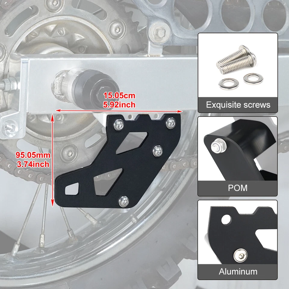 Protector de cadena guía apto para Honda XR150L 2014-2024 Foto 3 de 4