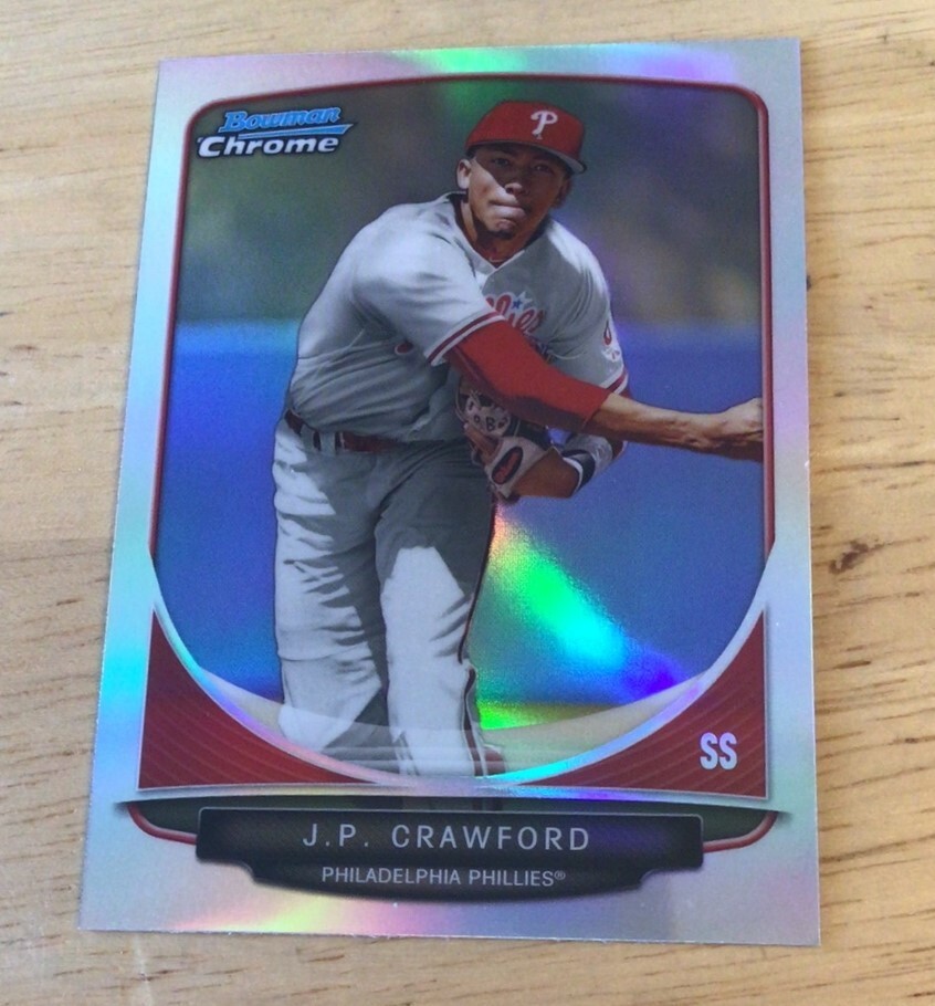 2013 Bowman Chrome Draft Draft Picks J.P. Crawford #BDPP32 Refractor