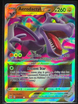 Aerodactyl VSTAR (Full Art) 093/196 Lost Origin Near Mint Pokemon TCG