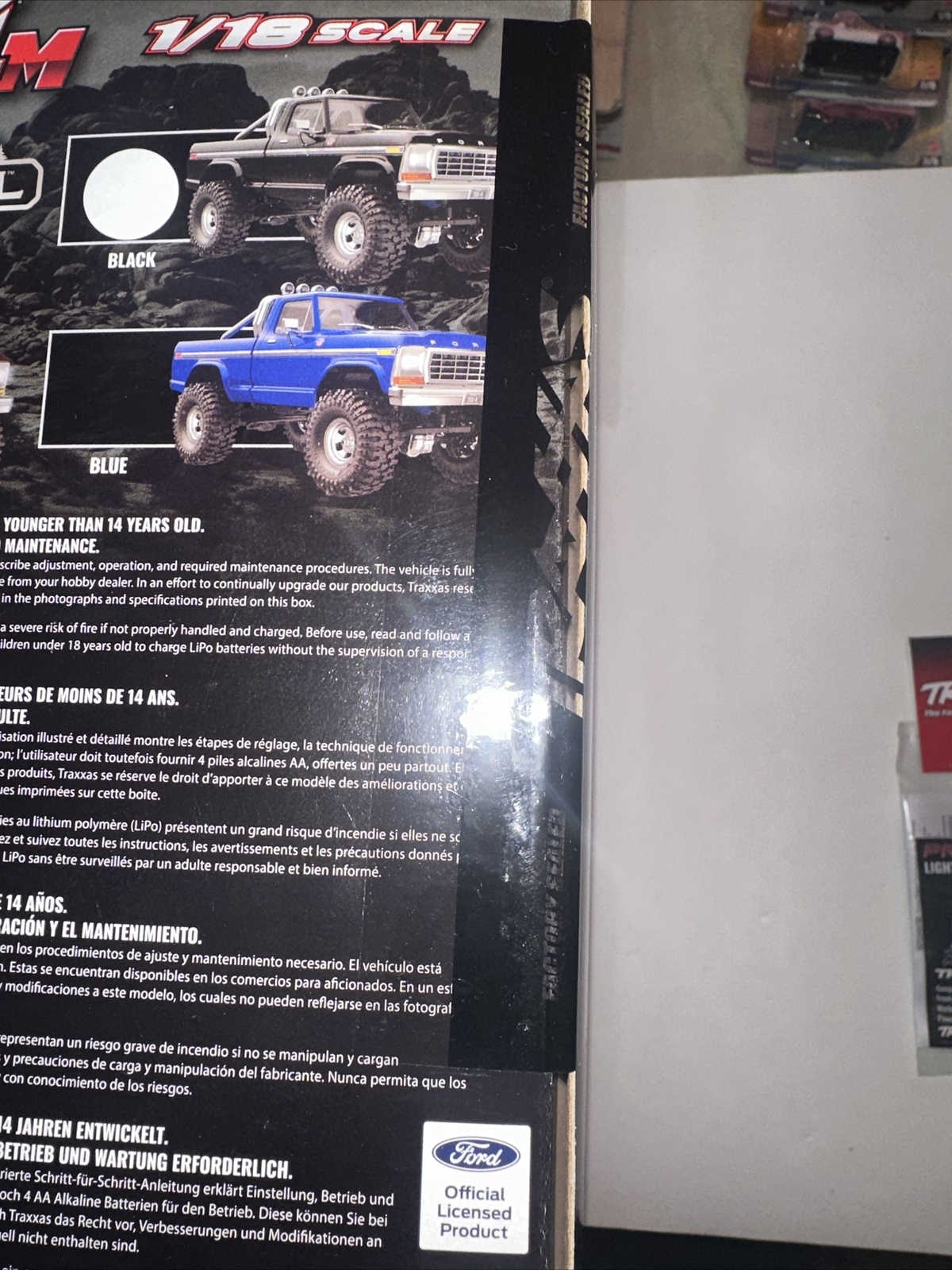 Traxxas TRX4m High Trail F150 Ranger XLT Scale Crawler Black W/ Pro