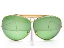 B L RAY-BAN 1/10 12K GF GOLD FILLED OUTDOORSMAN SHOOTER AVIATOR FRAMES ONLY G56