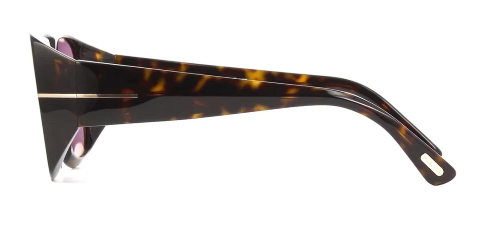 Nuevo TOM FORD TF1035 52Y Ryder-02 51 mm Marrón Grueso Cuadrado Gafas de sol Italia Unisex Foto 3 de 3