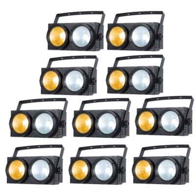 200W COB LED Par Lights DMX Stage DJ Audience Blinder Light Warm Cool White