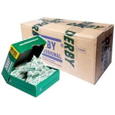 Derby Professional Single Edge Razor Blades 50 Packs of 100 - 5000 Blades