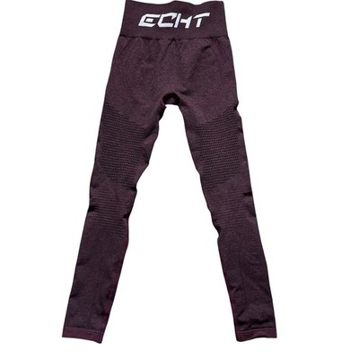 ECHT Leggings Size XS/S Burgundy Tight Compression Workout Athletic