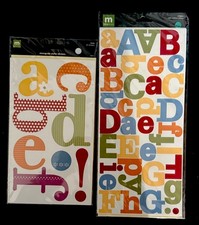 Making Memories 140 Coordinating Letters Family Kids Fun Vacation Scrapbooking