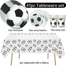 Football party tableware supply plates napkin cup Boys Birthday party decoration