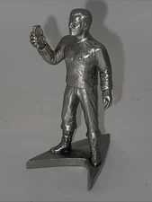 Vtg Star Trek Captain Kirk Rawcliffe # RF1767 Pewter Figure 2.5" T 1993 Signed