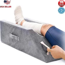 Memory Foam Leg Support Elevation Pillow Handle Recovery Pain Relief Lightweight